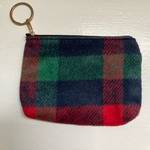 New plaid coin/card purse with keyring
